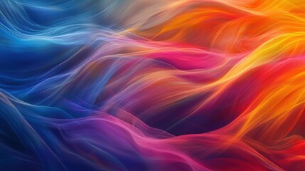 Fototapeta premium Abstract colorful waves