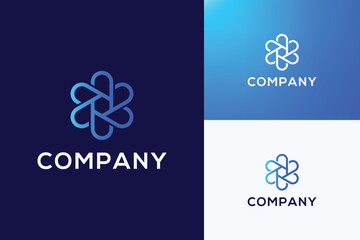 Innovative Logo Design Business Company Representing a Bright Future and Modern