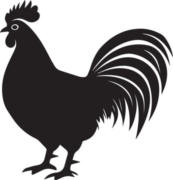 recommend clip art: silhouette of a rooster