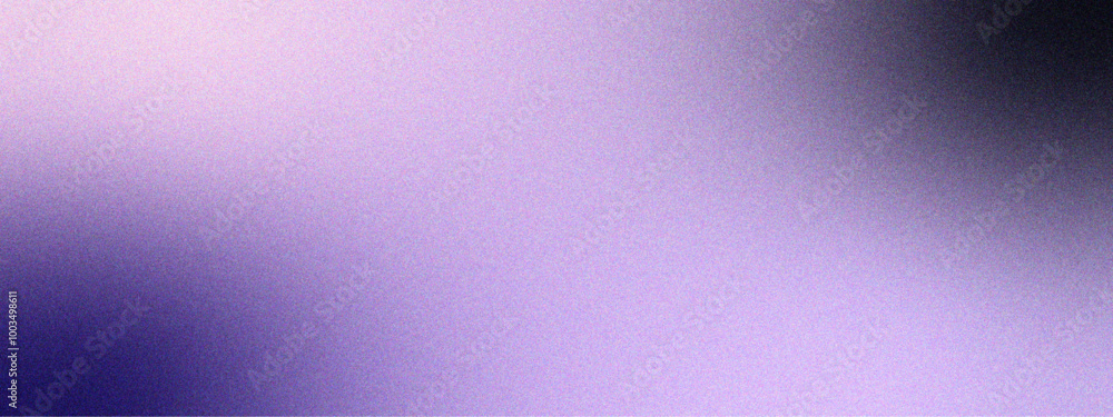 Poster Light gradient grainy abstract vector format noisy. Violet grainy gradient background grain texture retro blue and purple design. Gradient, ombre Rough, grain, noise. Colorful bright spots.