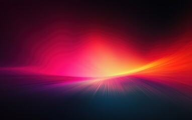 Abstract red & yellow glow