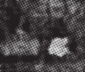 Fototapeta premium Abstract halftone black and white background