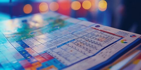 the UEFA Euro 2024 official match program featuring the schedule and team profiles