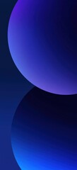 Abstract blue sphere