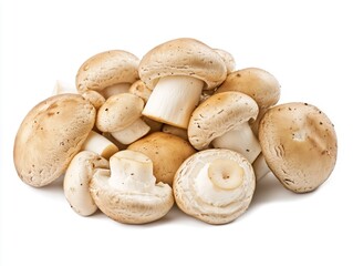 Button mushroom isolated on white background