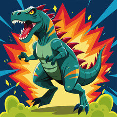 green dragon cartoon