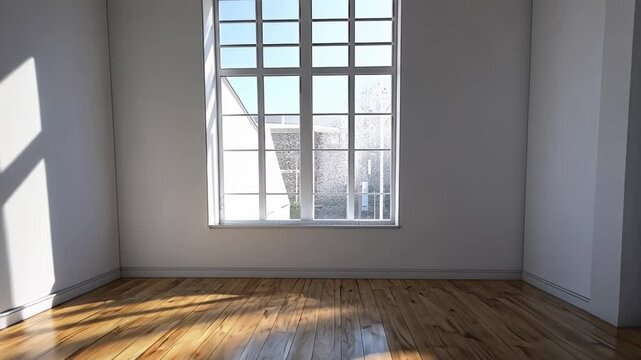 Empty Room with Sunlight