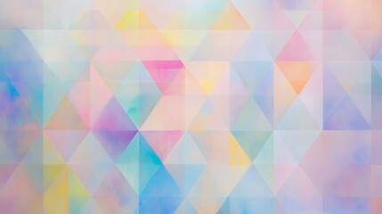 Abstract geometric pattern with pastel colors
