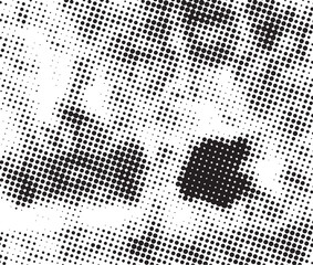 Fototapeta premium Abstract halftone black and white background