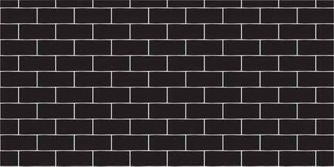 Vector black and grey brick wall background. architecture construction stone block brick wallpaper. seamless building cement concrete wall grunge background.