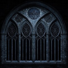 Naklejka premium Gothic window detail