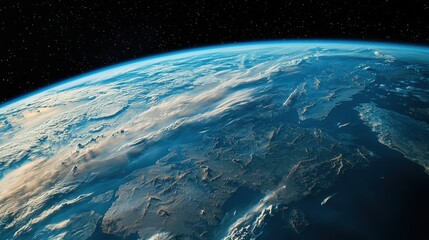 Obraz premium Earth from space, a view