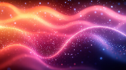 Obraz premium Abstract glowing background with pink and blue lights.