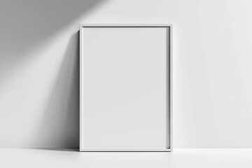A3 Poster Mockup on White Background created with Generative AI