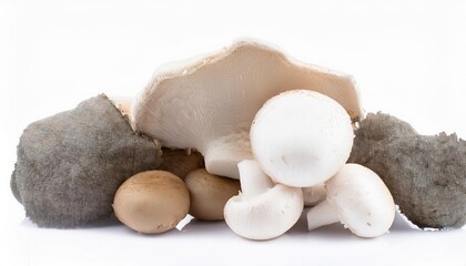 Fototapeta premium Mushrooms on white background. Mushrooms Isolated.