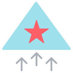 Competitive Icon Flat Icon