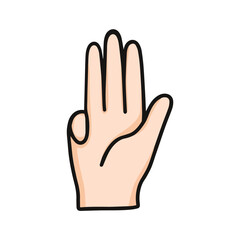 vector illustration of number 9 symbol, isolated on white background