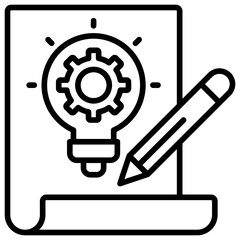 Prototype Icon Outline Icon