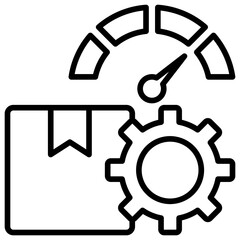 Performance Icon Outline Icon