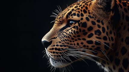 Obraz premium Studio Safari, Captivating Wildlife Portraits in Controlled Settings. Generative Ai