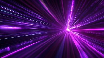 Vibrant Light Rays in Dynamic Motion