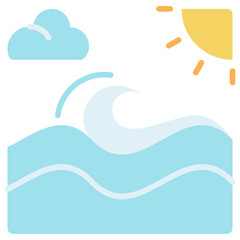 Ocean Icon Flat Icon