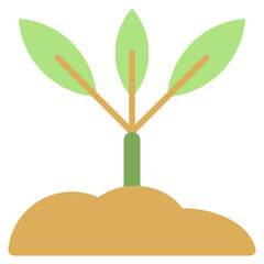 Plant Icon Flat Icon