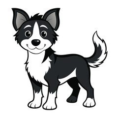 dog--illustration-design-black-and-white 
