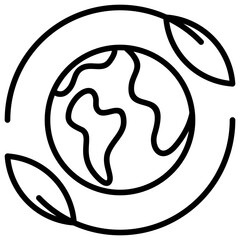 Renewable Icon Outline Icon