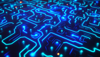 Obraz premium electronic circuit board