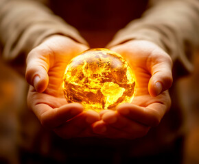 Human Rights Damage Lost in Climate Crisis . AI generative.