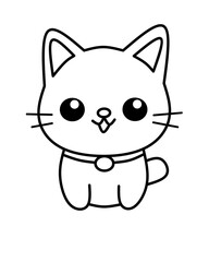 Cute cat ornament