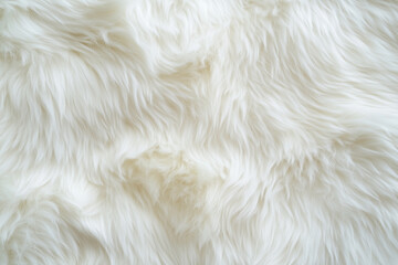  fur is white and has a lot of texture