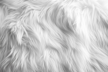 Obraz premium fur is white and has a lot of texture