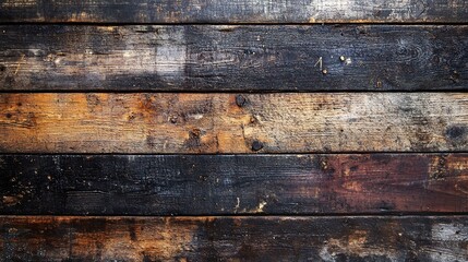 Textured Dark Wooden Plank Background for Design Projects