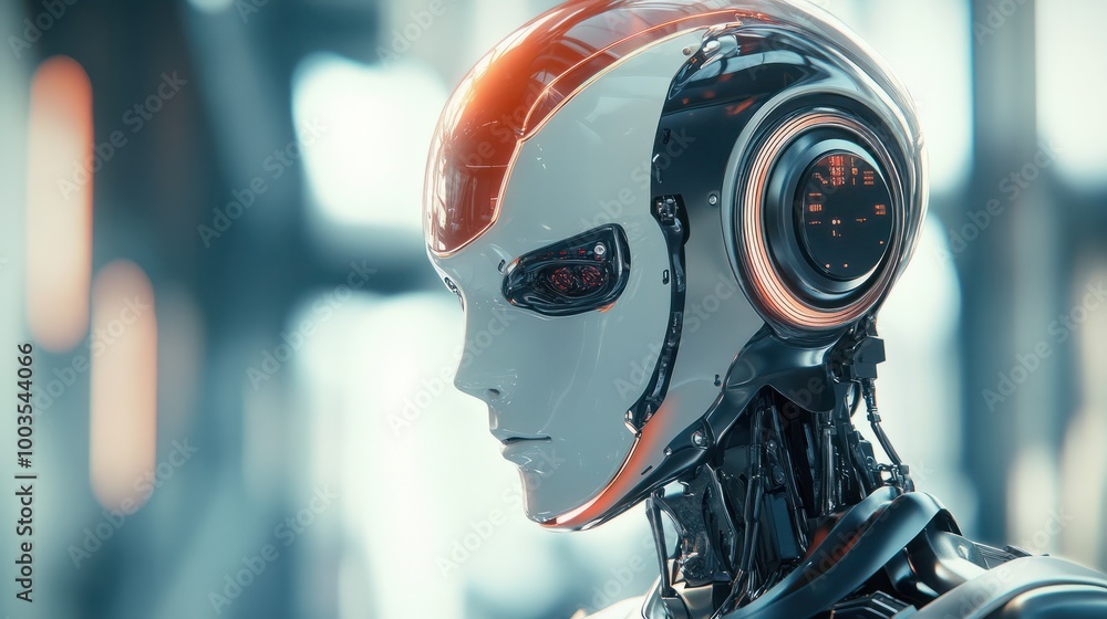 Poster ai analytics robot background