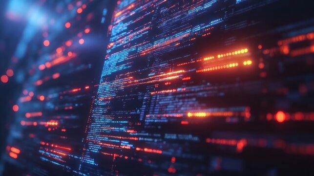Algorithm code snippets on a digital screen, perfect for software development and coding tutorials