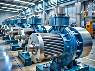 Electric motors with reducers designed for industrial tank applications, effectively mixing various liquids and