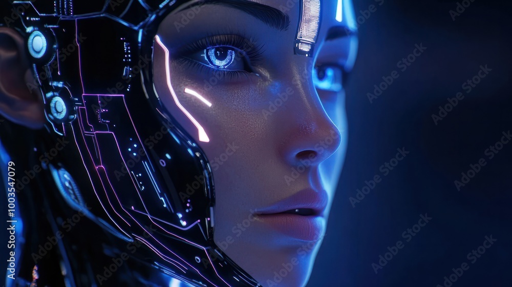 Poster chatbot conversation, ai artificial intelligence technology. open ai generate. futuristic technology