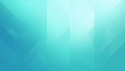 Obraz premium Abstract background with translucent geometric shapes in blue-green tones