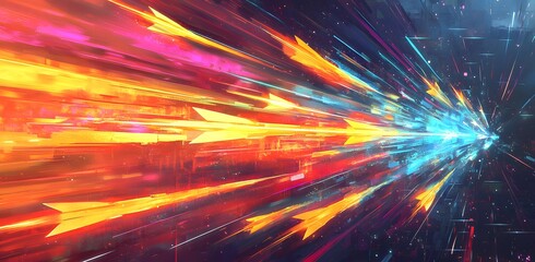 Abstract Speed and Movement.