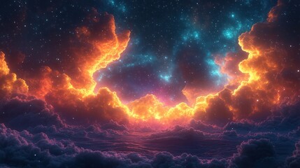 Fototapeta premium Celestial Cloudscape