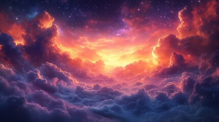 Fototapeta premium Celestial Cloudscape