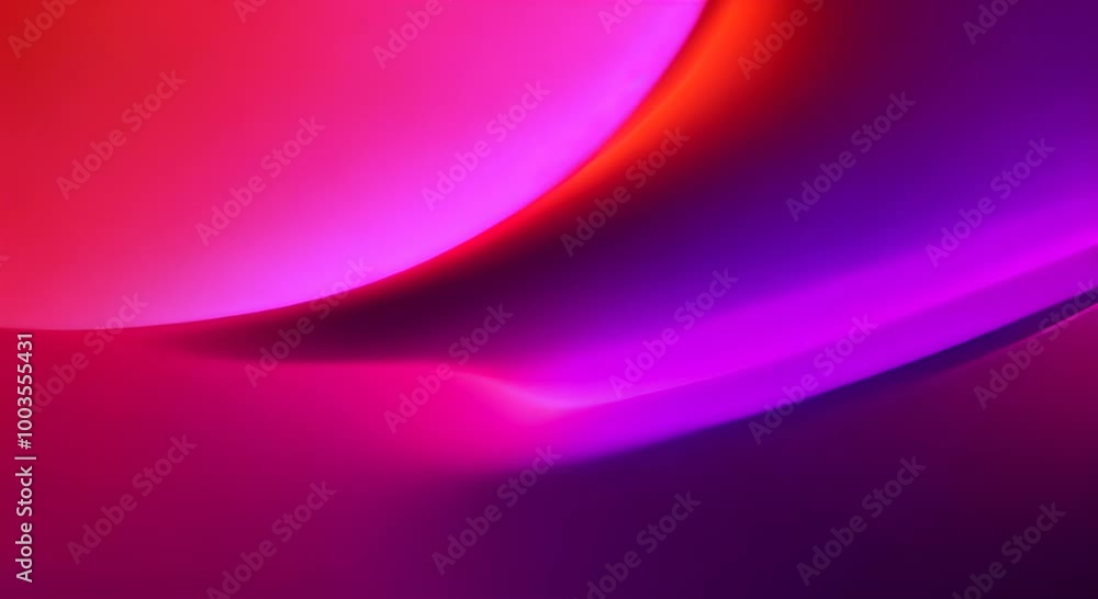 Poster abstract background presents color gradients that change slowly, with vibrant waves of light adding 