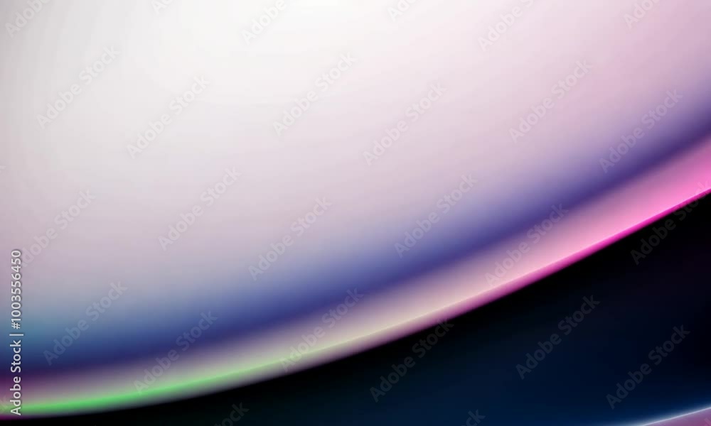 Poster color gradients shift slowly in the abstract background, with vibrant waves of light creating a dyna