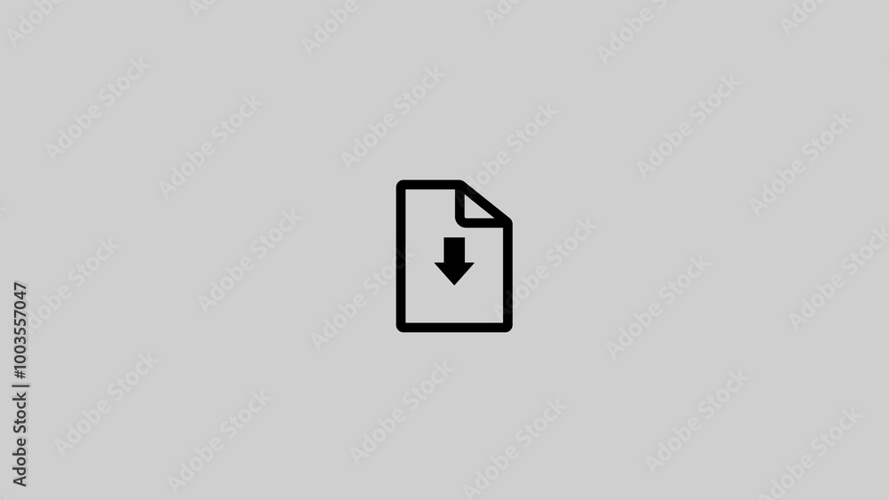 Poster pdf file format icons set. document text, pdf file download icon outline sign