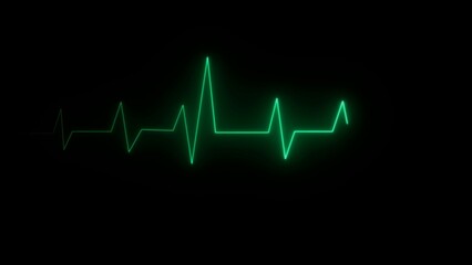 Heart wave technology background Shows the rhythm of the heart that is pumping
