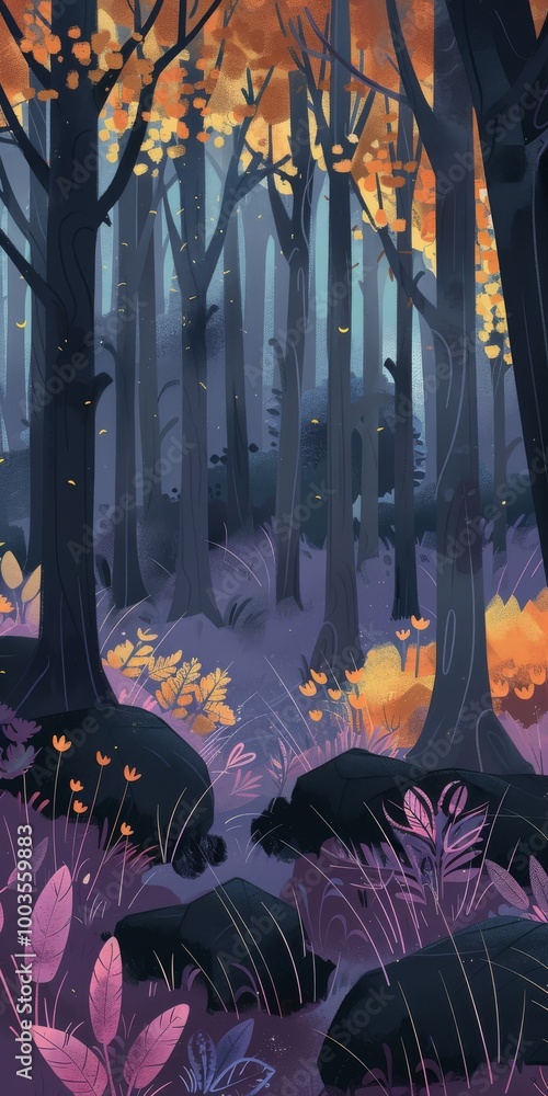 Poster lofi background with a gentle layout pattern.