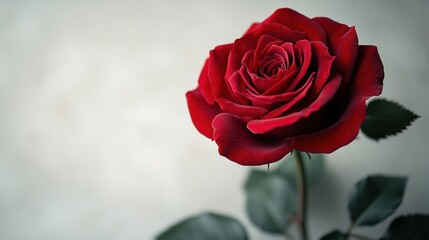 A Single Red Rose