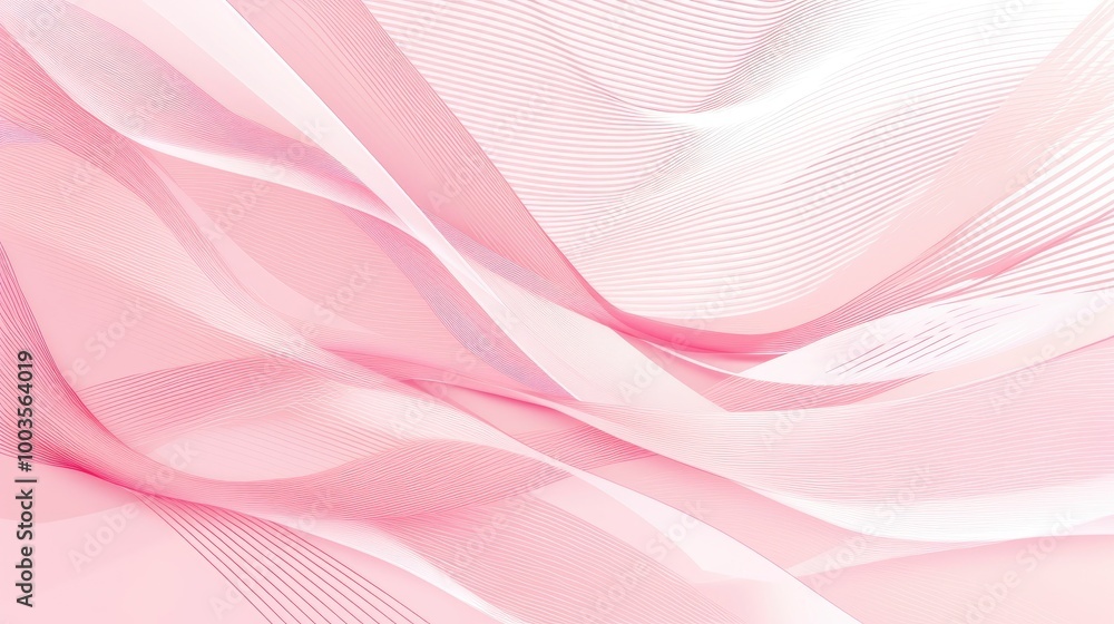 Poster light pink vector background featuring white abstract wavy diagonal lines a modern and playful desig